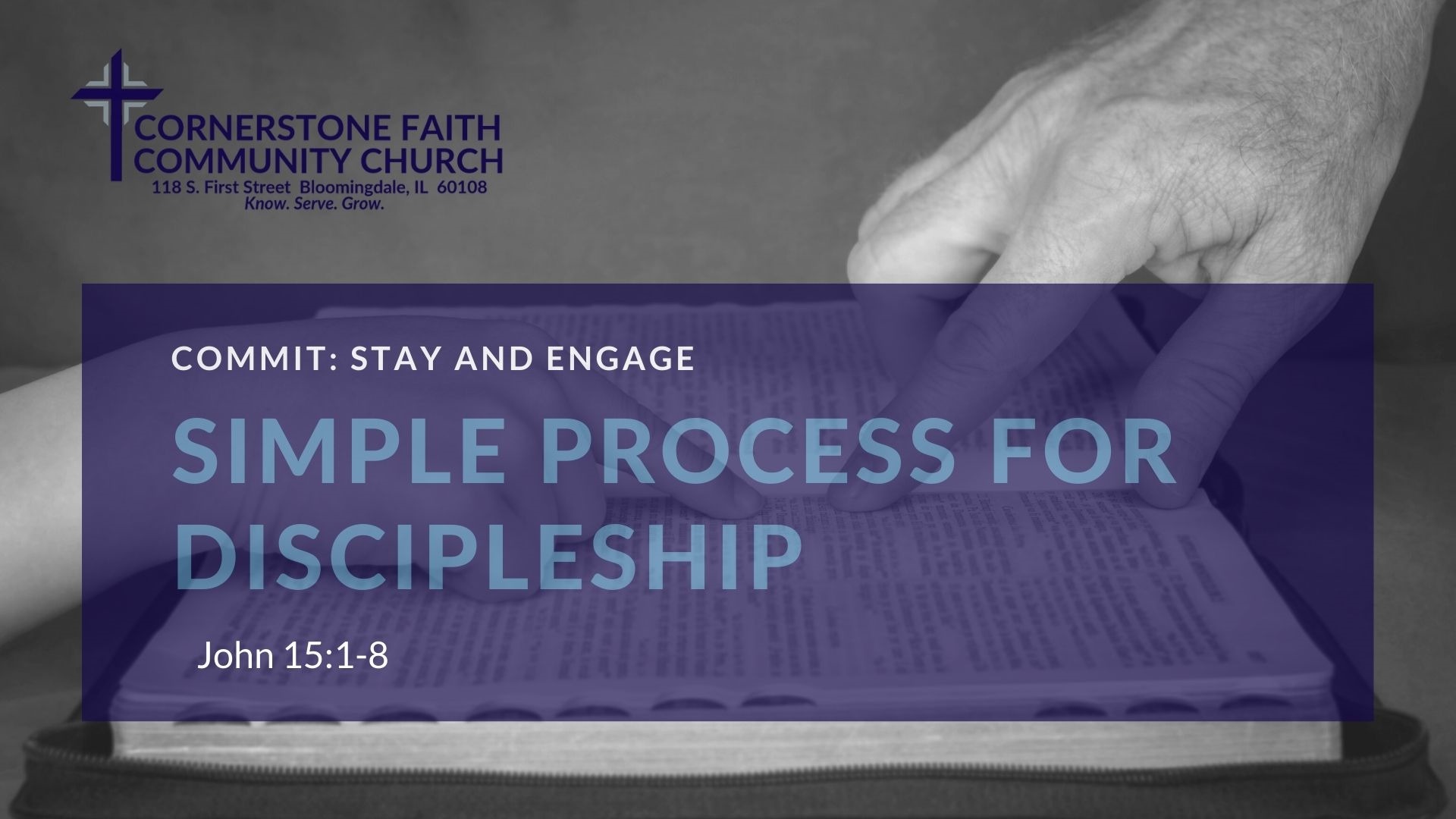 March 8, 2020 Message Recording for Commit Stay and Engage Faithlife