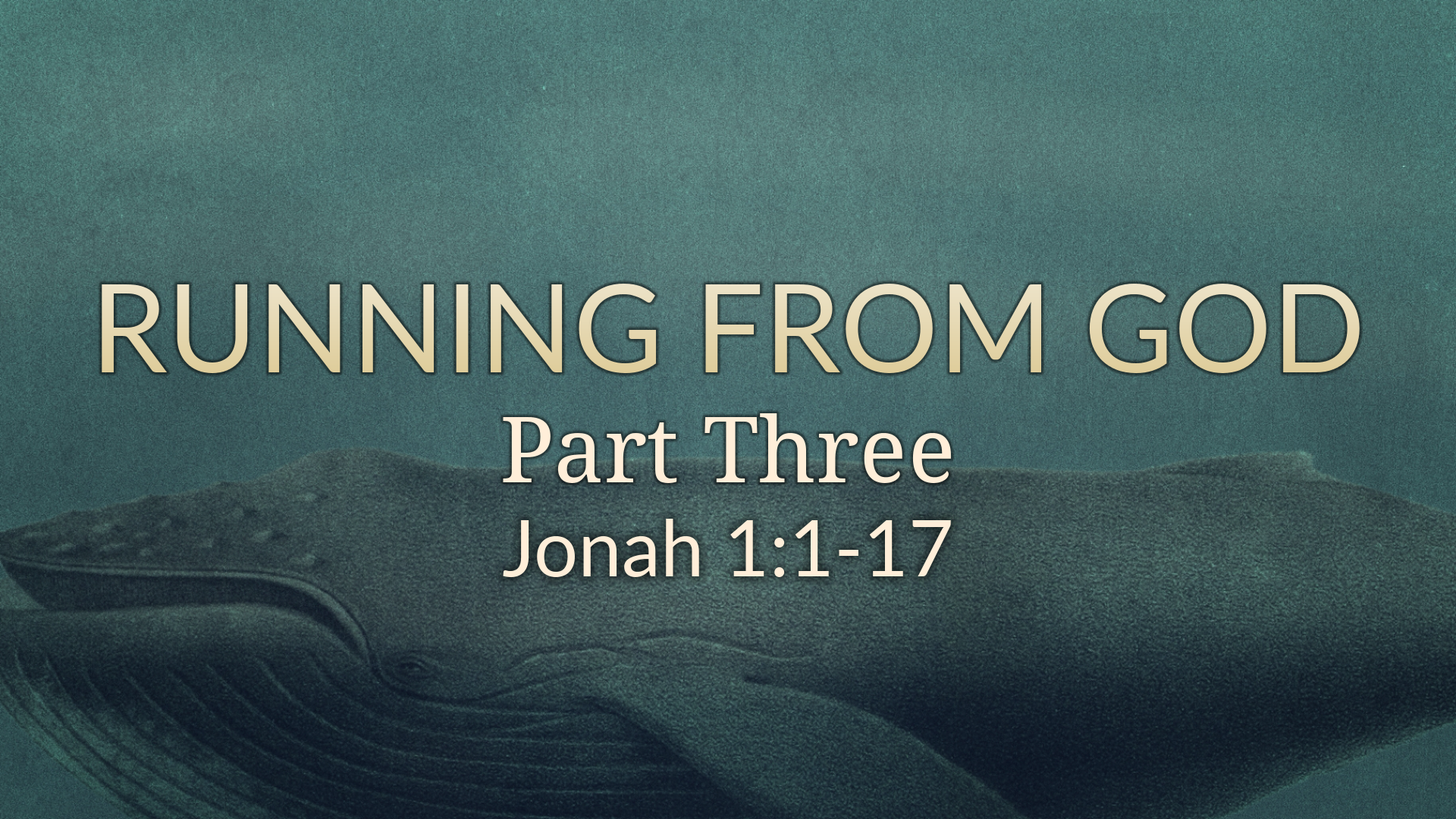 Running From God Part 3 Logos Sermons