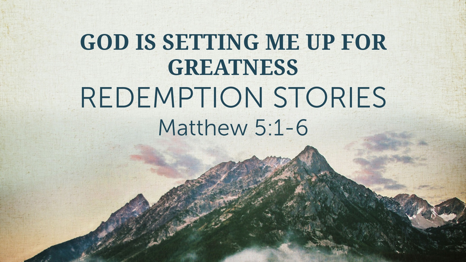 God is Setting Me Up For Greatness Faithlife Sermons