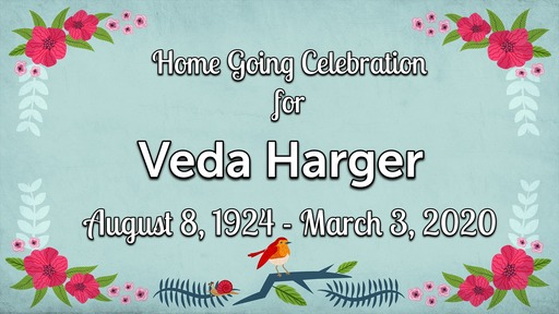 Veda Harger Memorial