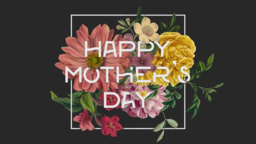 Happy Mother's Day Bouquet  PowerPoint image 1