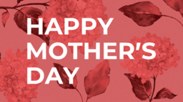 Happy Mother's Day Red  PowerPoint Photoshop image 3