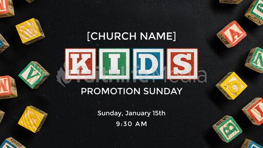 Kids Promotion Sunday