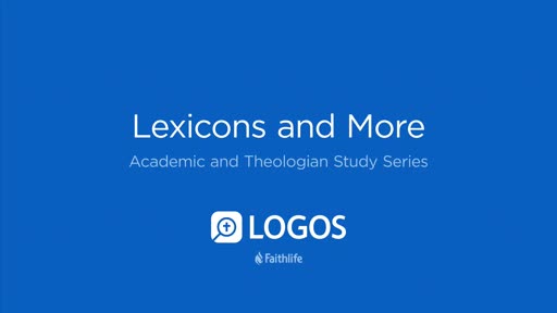 13. Lexicons and More