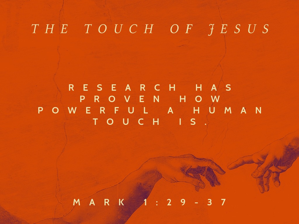 the touch of Jesus - Logos Sermons