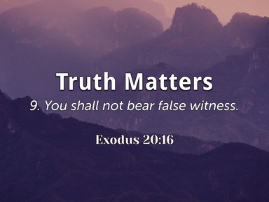 Truth Matters