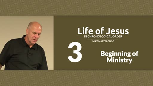 Beginning of Ministry