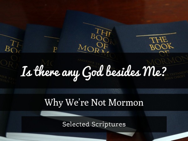 Why We're Not Mormon - Logos Sermons