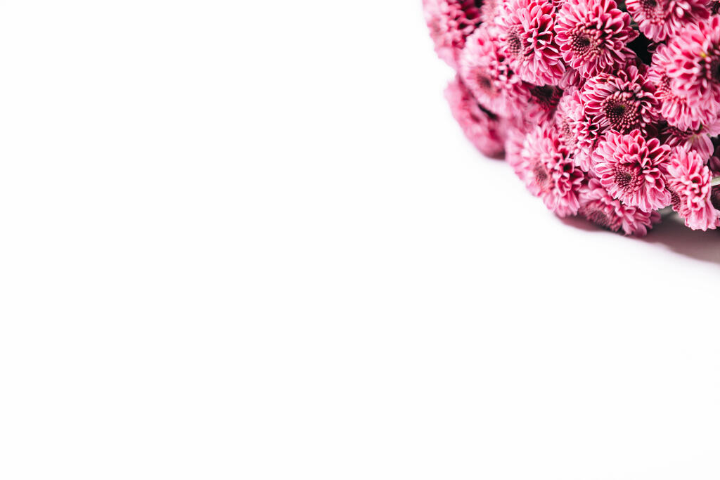 Purple Pom Flowers large preview