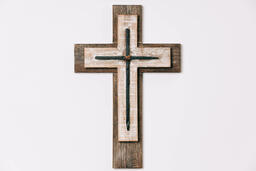 Wooden Cross with Crucifixion Nails  image 4