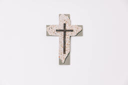 Speckled Tile and Stone Cross  image 6