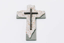 Speckled Tile and Stone Cross  image 8