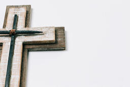 Wooden Cross with Crucifixion Nails  image 7