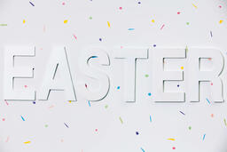 EASTER on Pastel Pattern  image 1