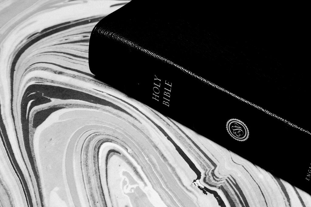 Bible on Marbled Background large preview