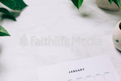 Printed January Calendar