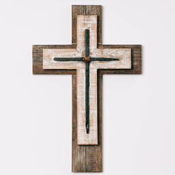 Wooden Cross with Crucifixion Nails  image 9