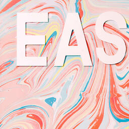 EASTER on Pastel Marbled Background  image 4