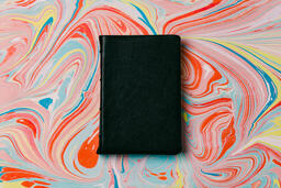 Bible on Pastel Marbled Background  image 3