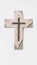 Speckled Tile and Stone Cross  image 14