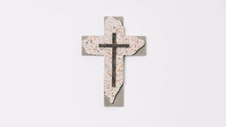 Speckled Tile and Stone Cross  image 13