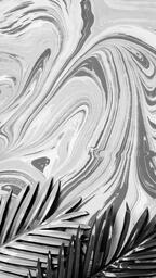 Palm Leaves on Marbled Background  image 2