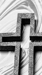 Concrete Cross Outline on Marbled Background  image 8