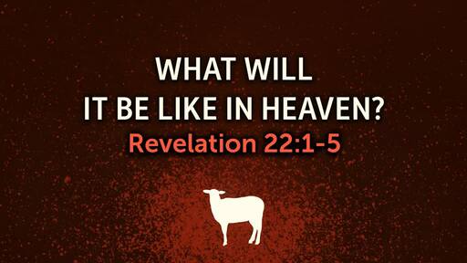 What Will It Be Like In Heaven?