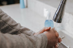 Man Washing Hands  image 1