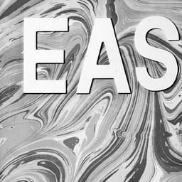 EASTER on Black and White Marbled Background  image 6