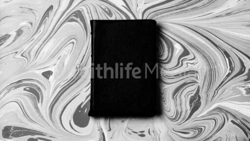 Bible on Marbled Background