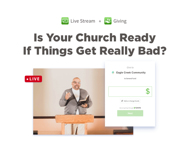 Is Your Church Ready if Things Get Really Bad?