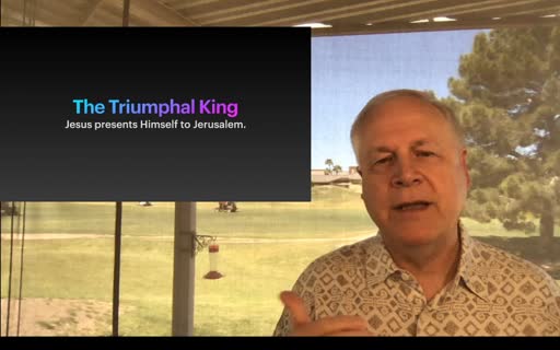 Palm Sunday Sermon 04/05/2020