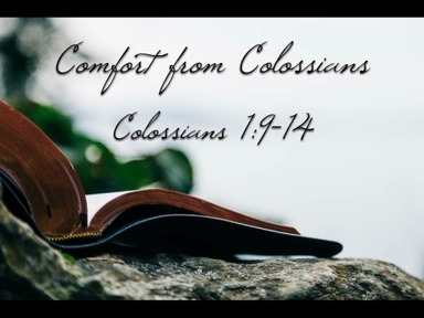 Comfort from Colossians