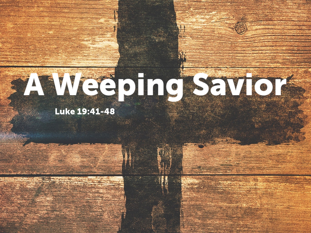 A Weeping Savior Logos Sermons 6263