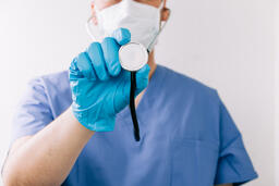 Doctor Holding a Stethoscope  image 1