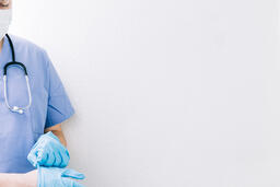 Doctor Putting Medical Gloves On  image 4