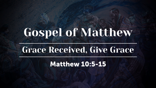 Grace Received, Give Grace