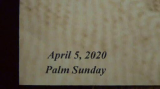 Palm Sunday--Save Us Now