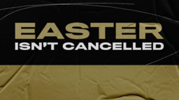 Easter Isn't Cancelled Gold  PowerPoint image 1