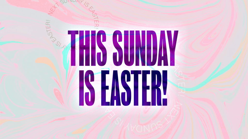 This Sunday is Easter Social Square large preview