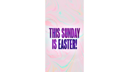 This Sunday is Easter Social Square  PowerPoint image 3