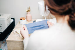 Woman Holding a Homemade Face Mask  image 2