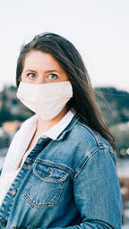 Woman Wearing a Face Mask  image 2