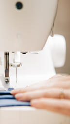 Woman Sewing Face Masks  image 4