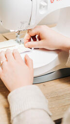 Woman Sewing Face Masks  image 6