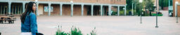 Student Sitting in an Empty College Campus  image 5