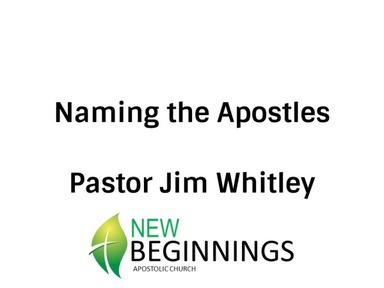Naming The Apostles