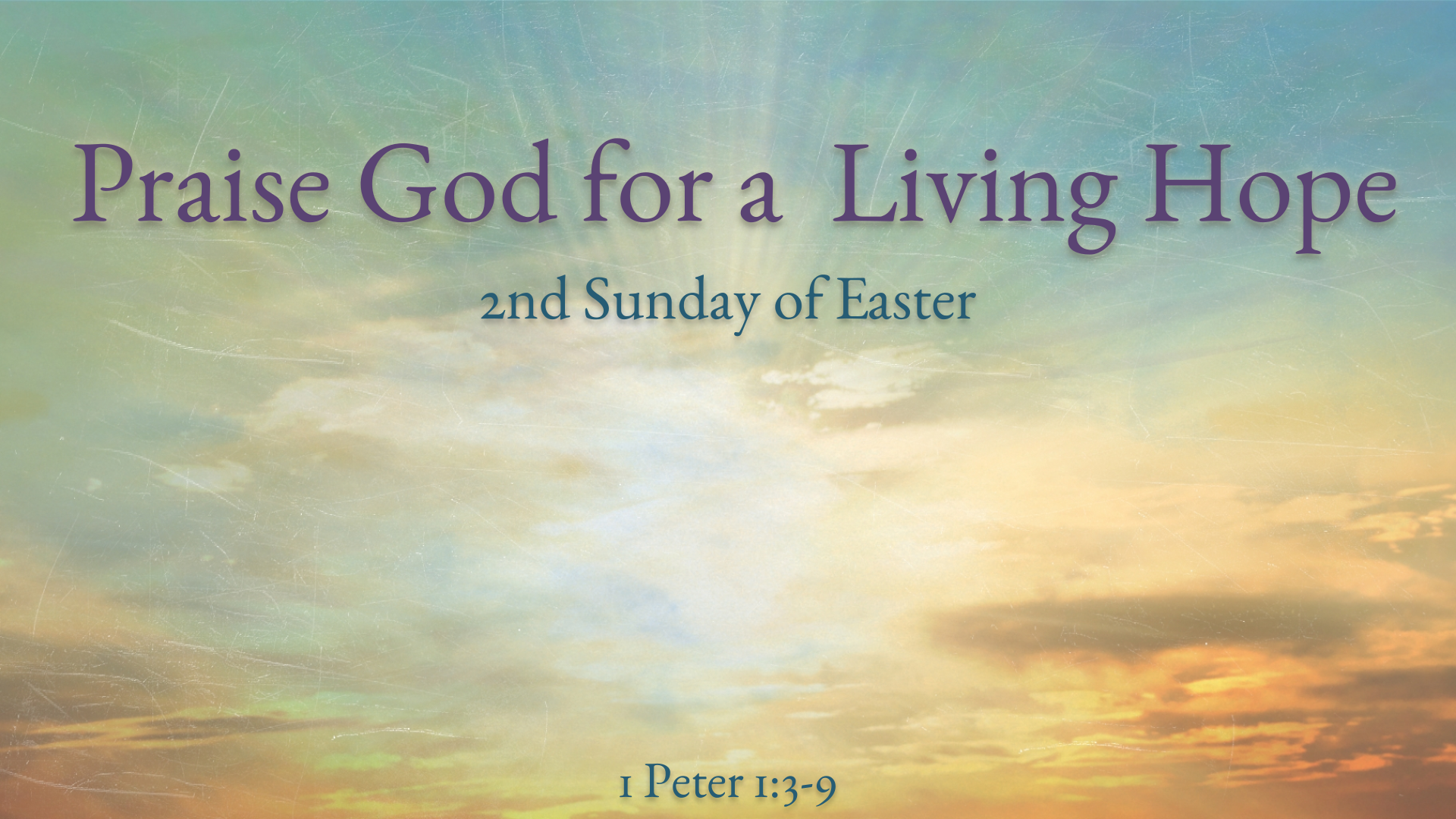 Second Sunday of Easter Logos Sermons