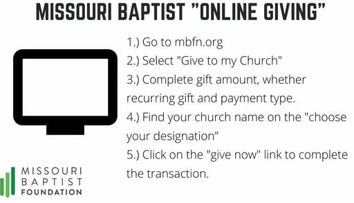 Online Giving Card Online Giving Card